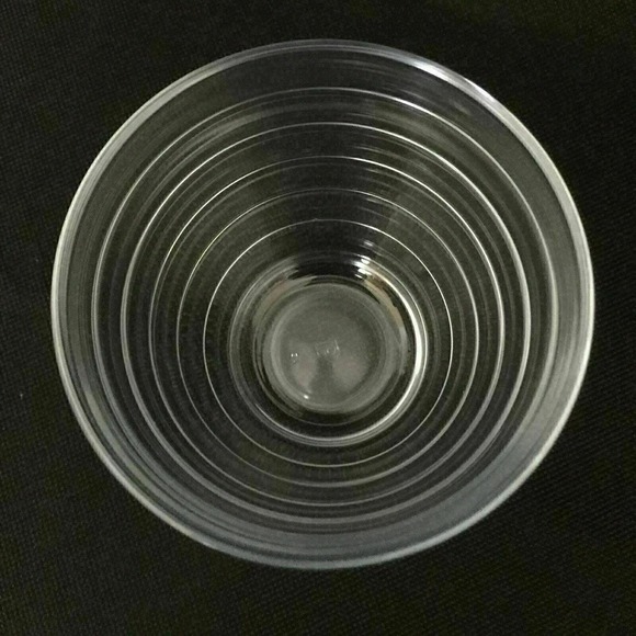 Set 6 Embossed Line Ring Double Old Fashioned Whiskey Juice Drinking Glass 12 oz - Picture 3 of 6